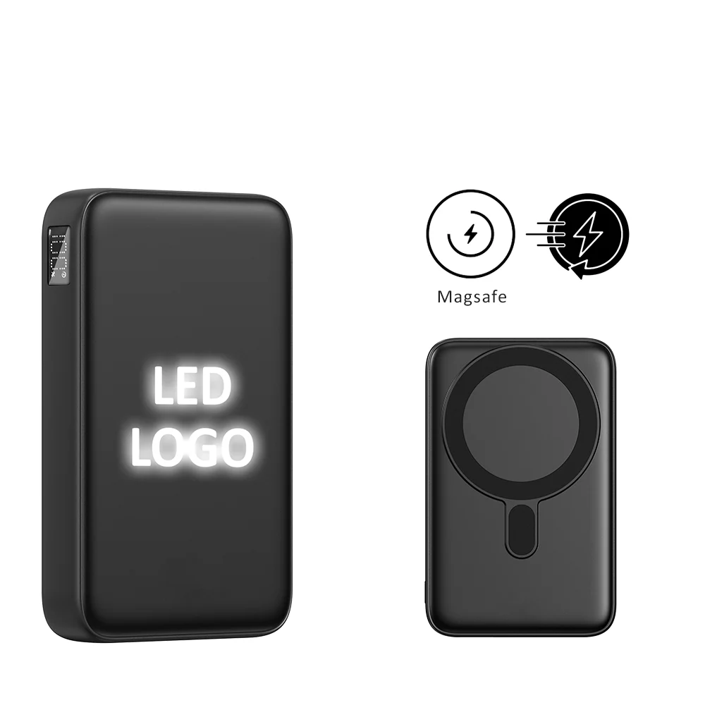 Powerbank 10000 mAh ( Işıklı Magsafe & 22.5w Hızlı Şarj )